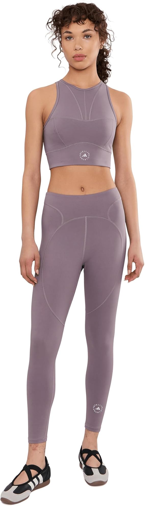 adidas Womens By Stella Mccartney 78 Leggings Casual - Black