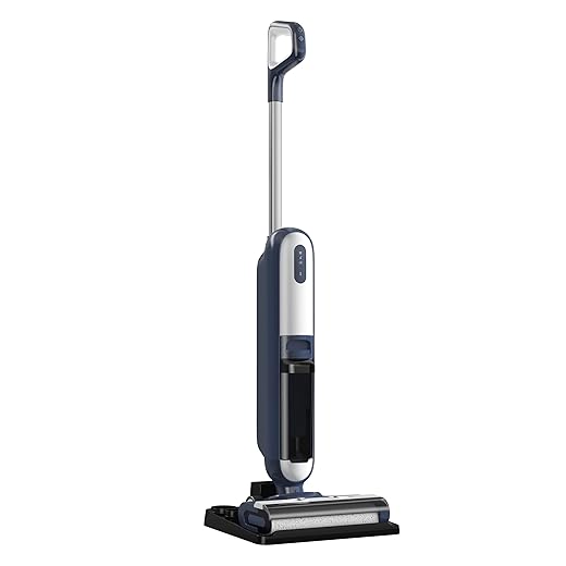 Wet Dry Vacuum Cleaner, Cordless Floor Washer, Vacuum and Mop All in One with Auto Self-Cleaning, Dual Water Tank & Tangle-Free Brush Design, Dual-Edge Cleaning, Up to 35-Minute Runtime