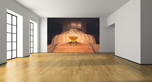Miniatura 5 de Whisky Barrels - Papel tapiz extraíble, decoración de pared, diseño personalizado, mural de pared (144 x 96 pulgadas)