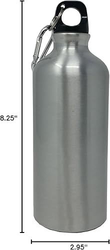 Miniatura 5 de Personalizada de servicio personalizado jugador de tenis masculino acabado de aluminio 20 onzas 600ML botella de agua deportiva personalizable