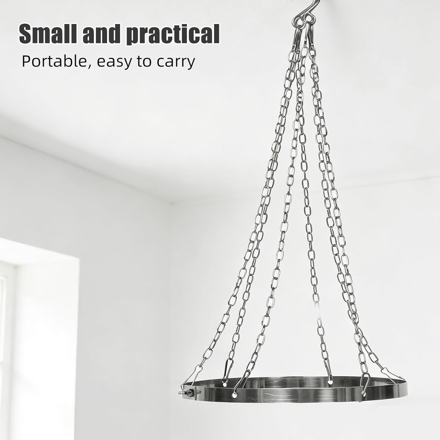 Ceiling Drapes Hanging Kit: Round Ceiling Canopy Hoop Hardware Kit - 12 inch Curtain Canopy Drapes Ring Support Bracket Holder for Home, Banquet, Wedding Backgrounds