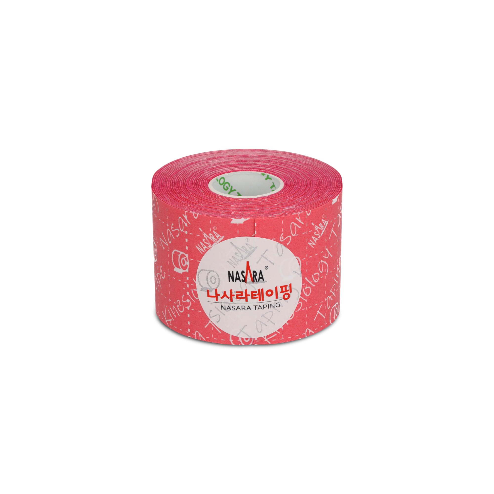 Nasara Original Kinesiology Physio Sport Tape: confezione da 6 nastri per lo sport e la medicina, rotolo da 5cm x 5m, rosa