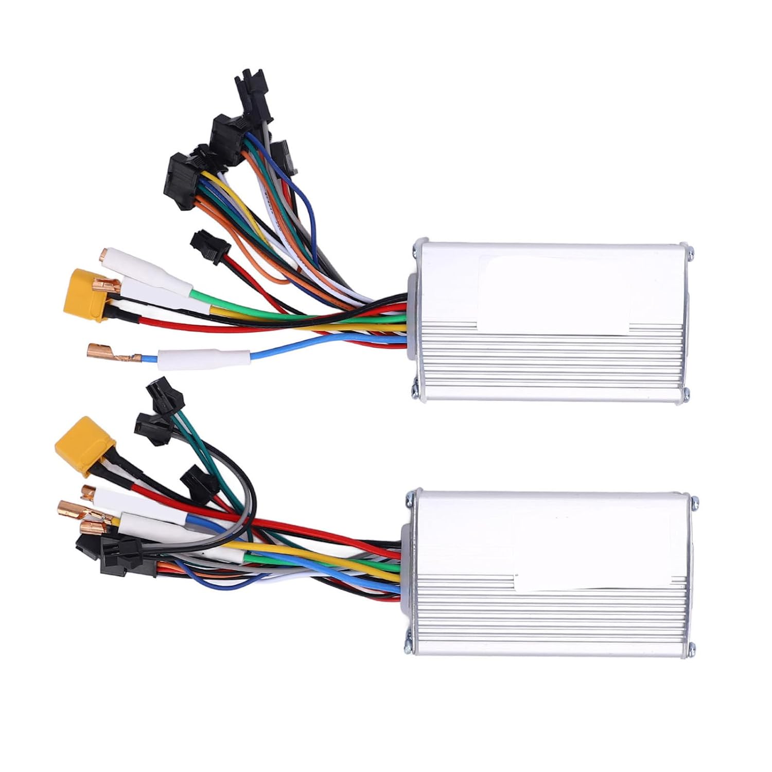 Dual Drive Motor Controller High Performance 48V 25A 1200W Front Rear Brushless Electric Bike Scooter Controller Kit Aluminum Alloy PCB