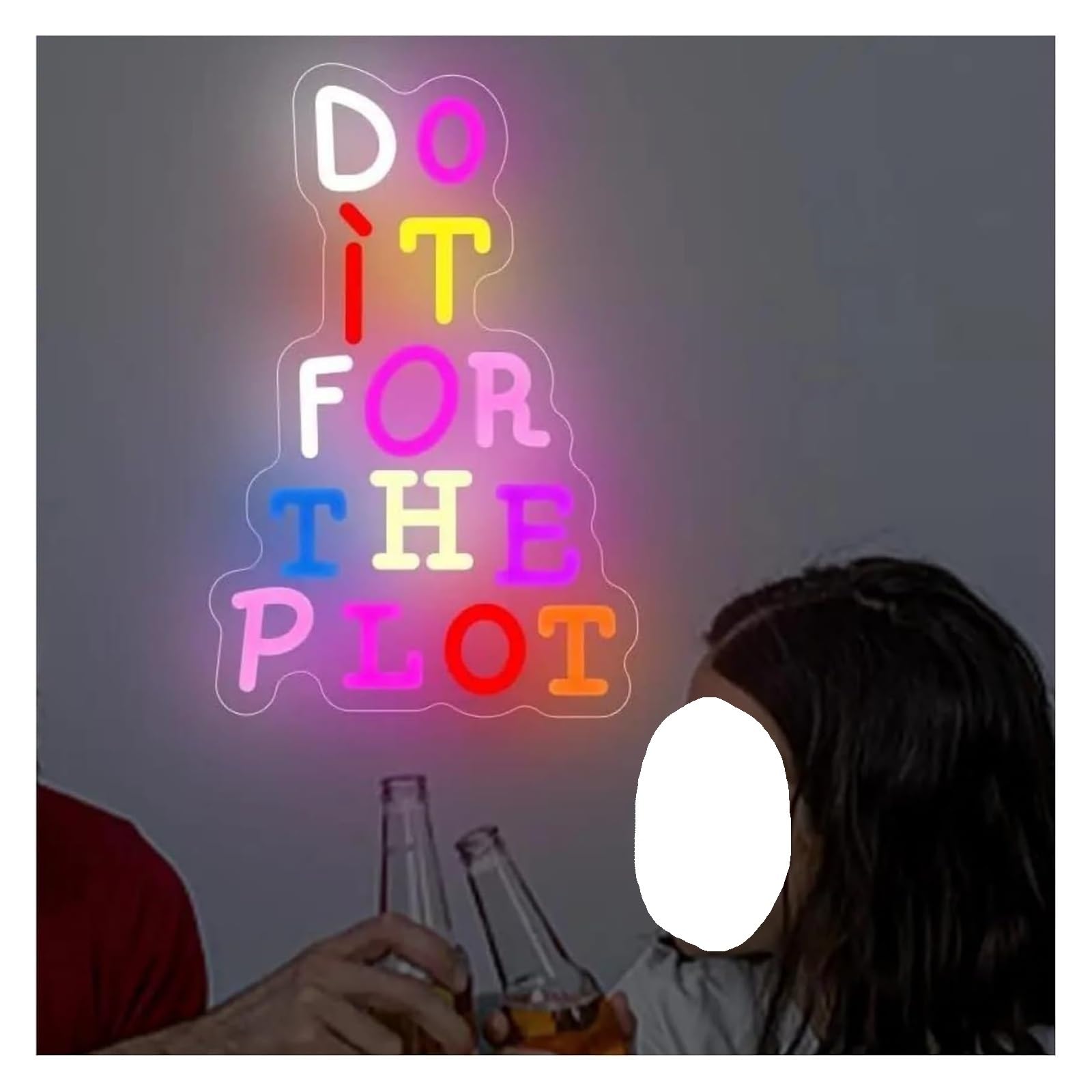 Luz de neón Para letreros de neón eléctricos, Lettera Do It For The Plot ofrece luces ideales para la decoración paredes tiendas