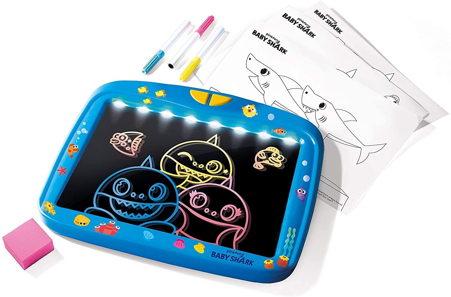 Clementoni Gioco Dell'Oca Baby Shark – Gioco Da Tavolo Per Bambini 2-6 Giocatori, 5+ Anni, Made In Italy