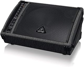 EUROLIVE F1220D Bi-Amped 250 Watt Monitor Speaker System with 12" Woofer, 3" Tweeter and Feedback Filter