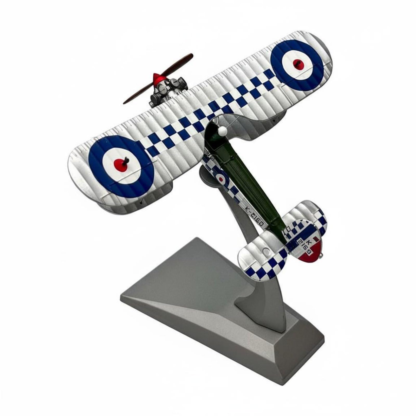 Figurine Avion Maquette Avion Modèle Die-cast Réplique Historique Alliage Construction Solide Peinture Fidèle Détails Cockpit avec Socle, Color to 2