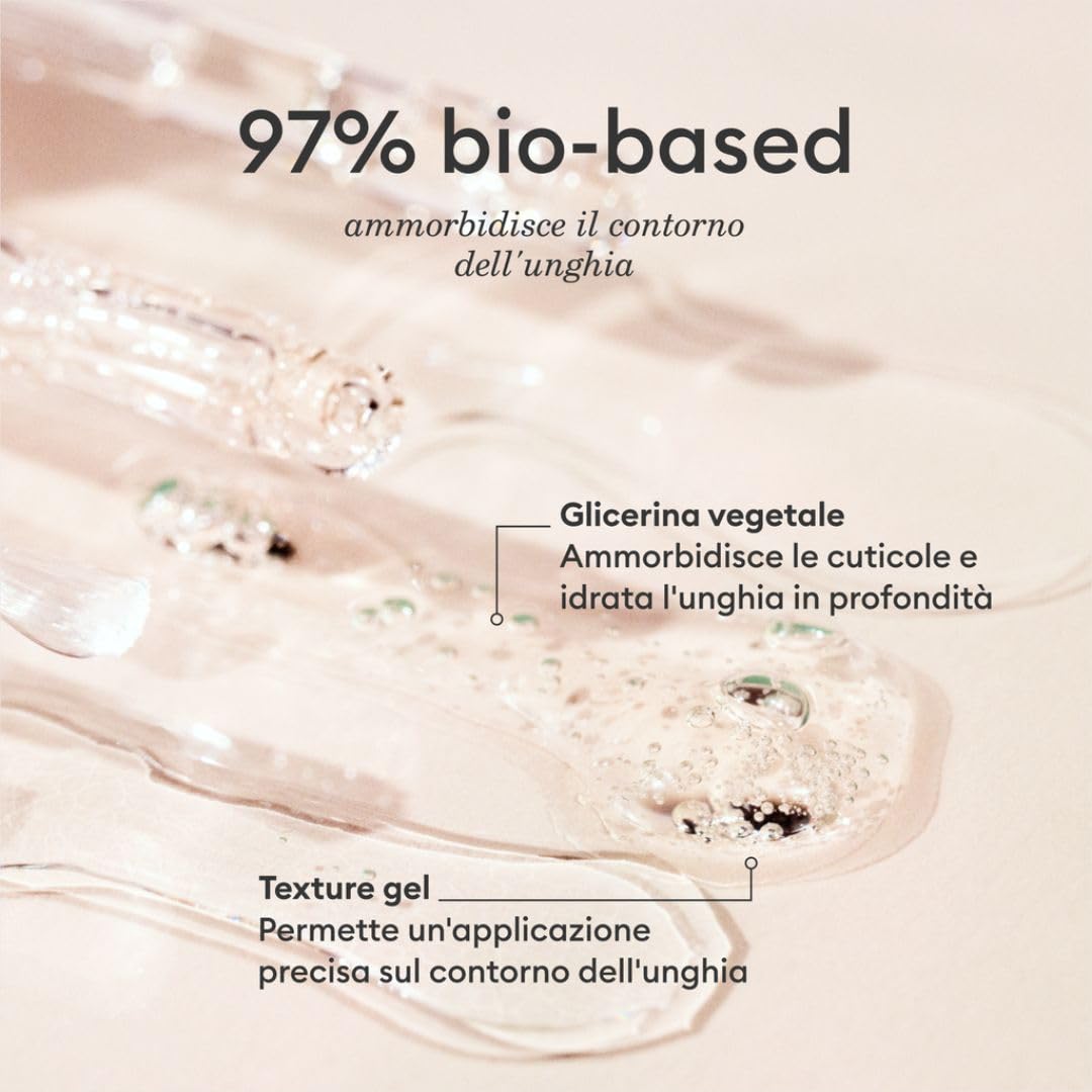 Manucurist - Emolliente Efficace per unghie e cuticole - Gel emolliente cura cuticole - 9-free, 97% di ingredienti bio-based - Made in France - Prodotti per la cura delle unghie - Flacone da 15 ml