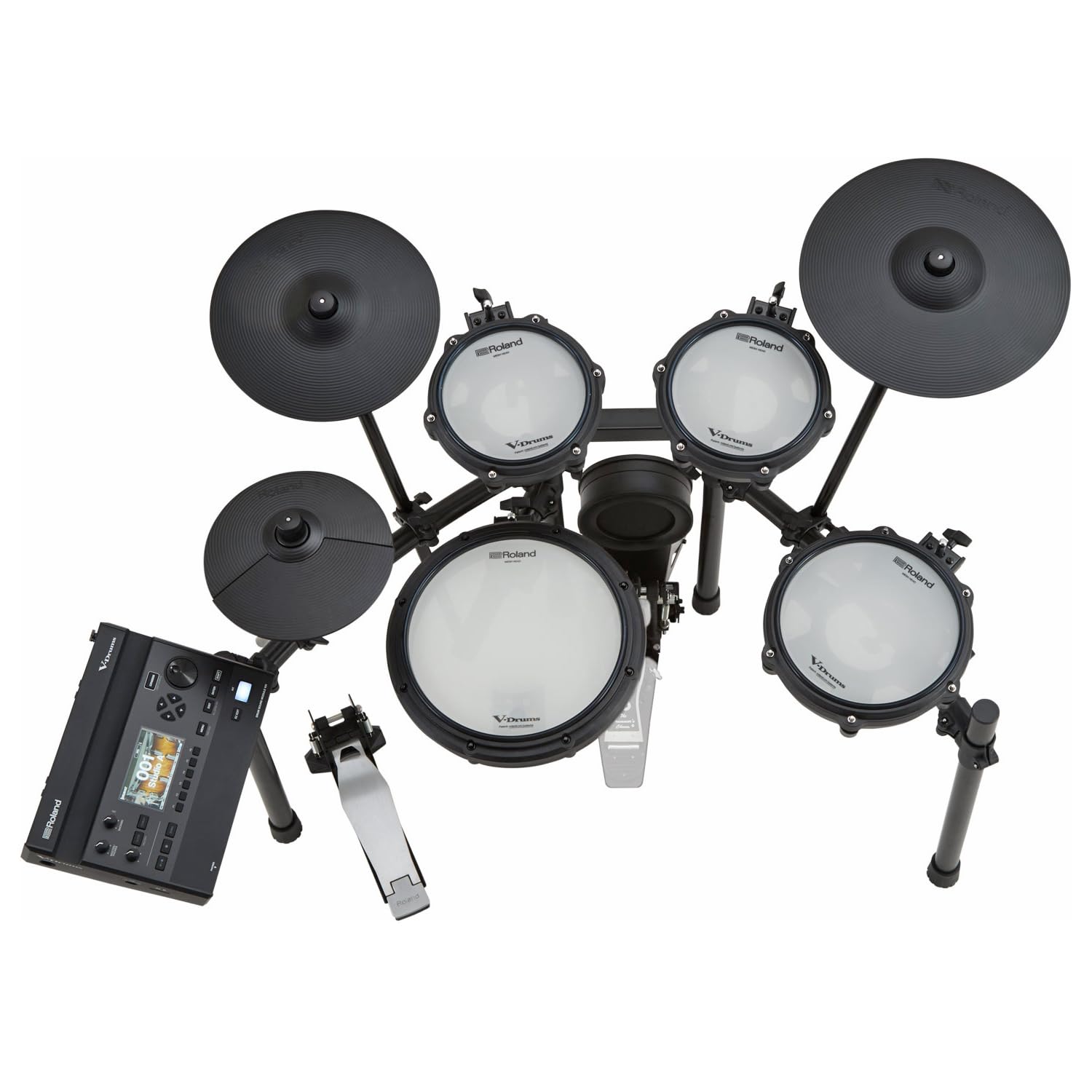 Roland TD313 E-Drum elektronisches Schlagzeug mit keepdrum Zubehör-Set