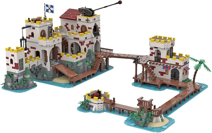 Sesay covo dei pirati set di costruzione compatibile con lego 52895 Sesay covo dei pirati set di costruzione compatibile con lego 52895