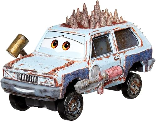 Miniatura 1 de Disney Cars 2023 Mattel - Carros de metal fundidos a presión a presión a escala 1:55 Road Rumbler Jeremy