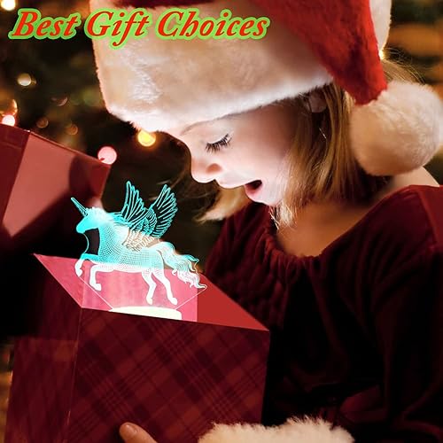 Miniatura 6 de Miisong Luces nocturnas 3D, lámparas LED de ilusión de bicicleta de 16 colores intercambiables con control remoto, cable USB, el mejor regalo de