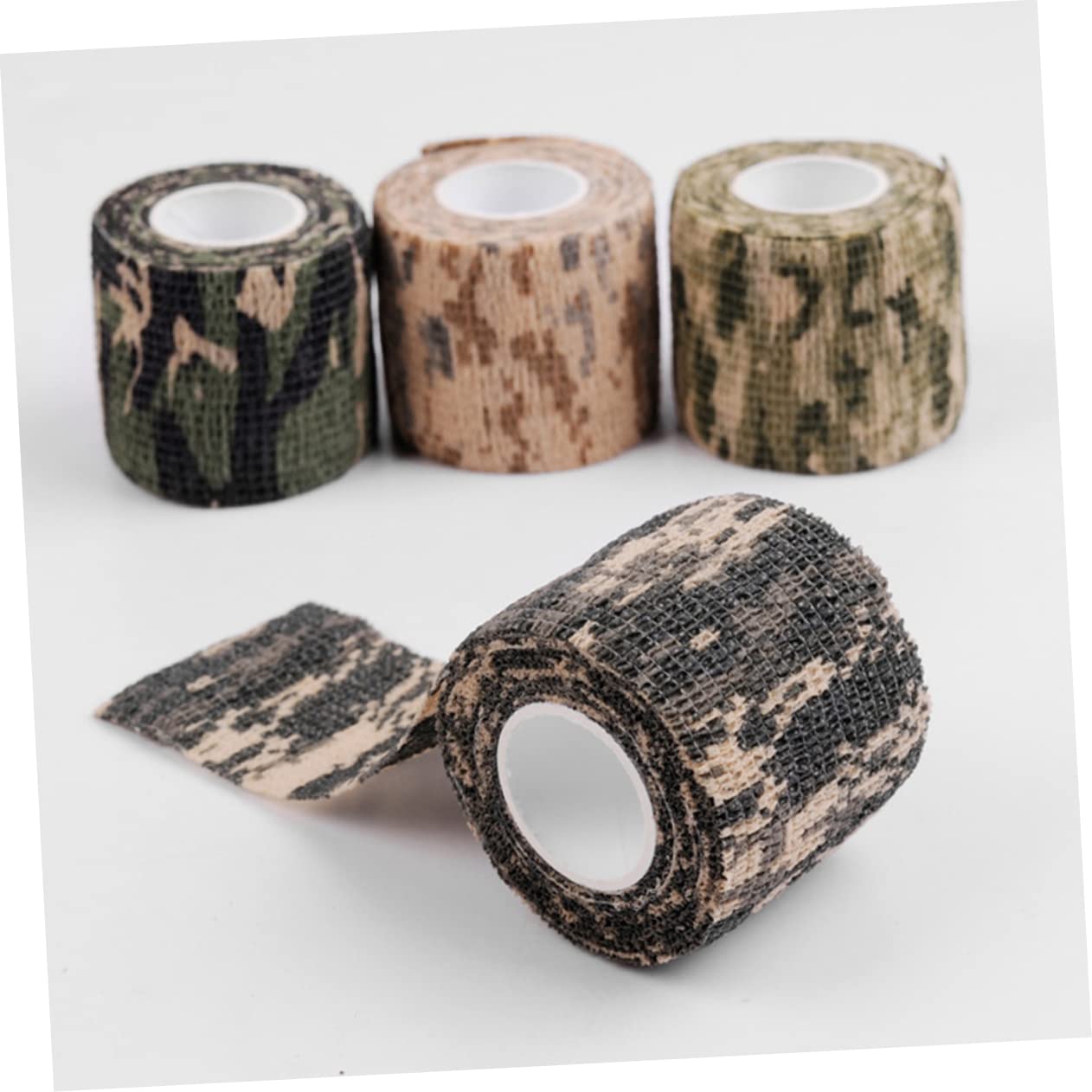 Beaupretty Hunting Camouflage Tape Strong Self-Adhesive Non-Woven Wrap for Desert Camping Crafting Art Projects