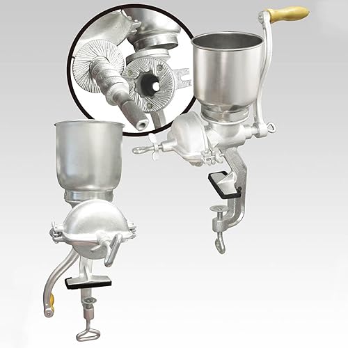 Miniatura 3 de HAWOK Molinillo de grano de hierro fundido, molinillo de café Maual con tolva grande