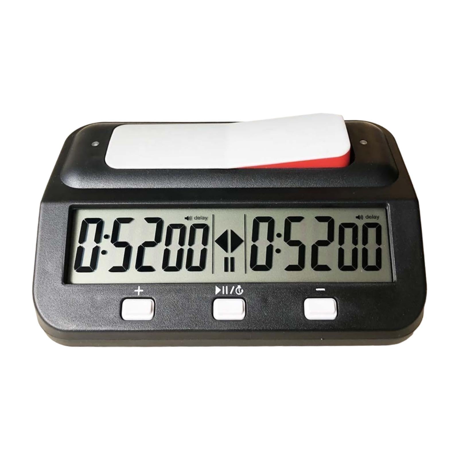 Reloj de ajedrez Digital, Reloj cronómetro Internacional de ajedrez, cronómetro de ajedrez para Juegos de Jugadores, Negro