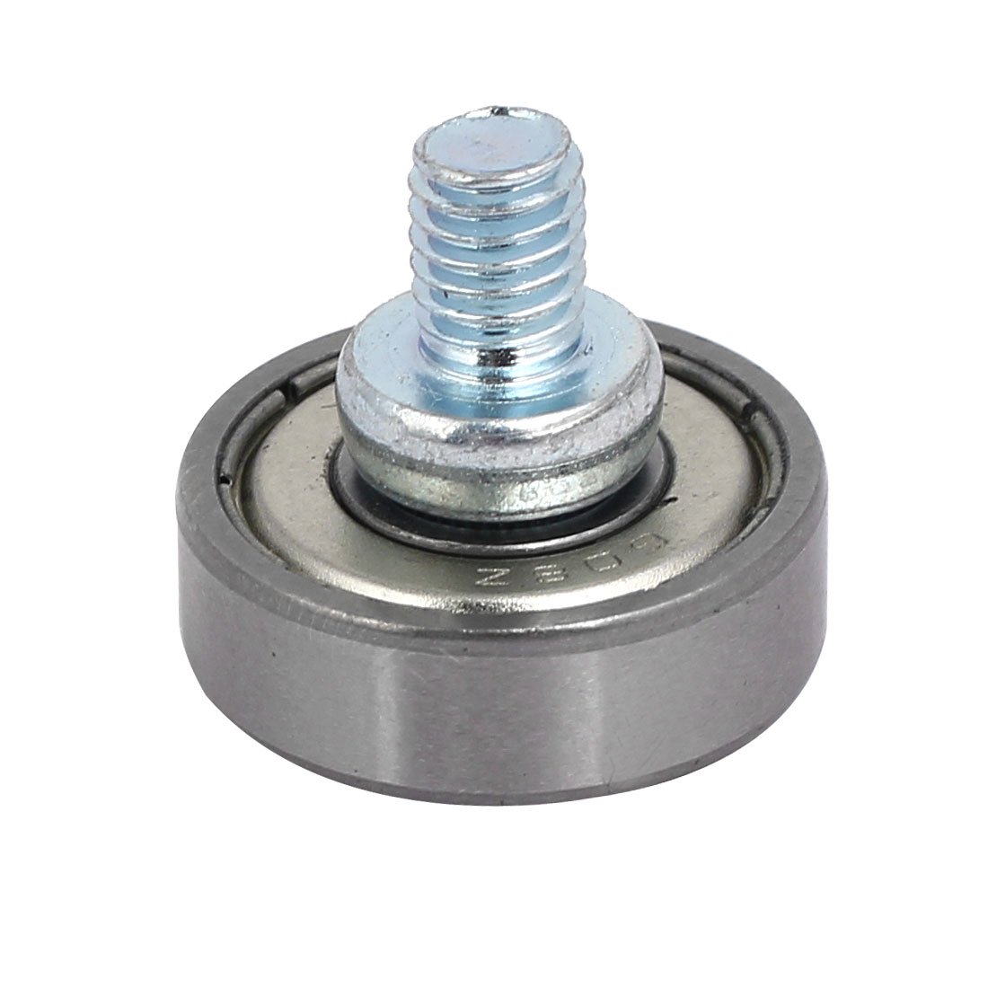 Aexit M6 x Material handling 8mm Screw Thread F Type Idler Bearing Pulley 12mm x 22mm x 7mm Model:64as441qo208