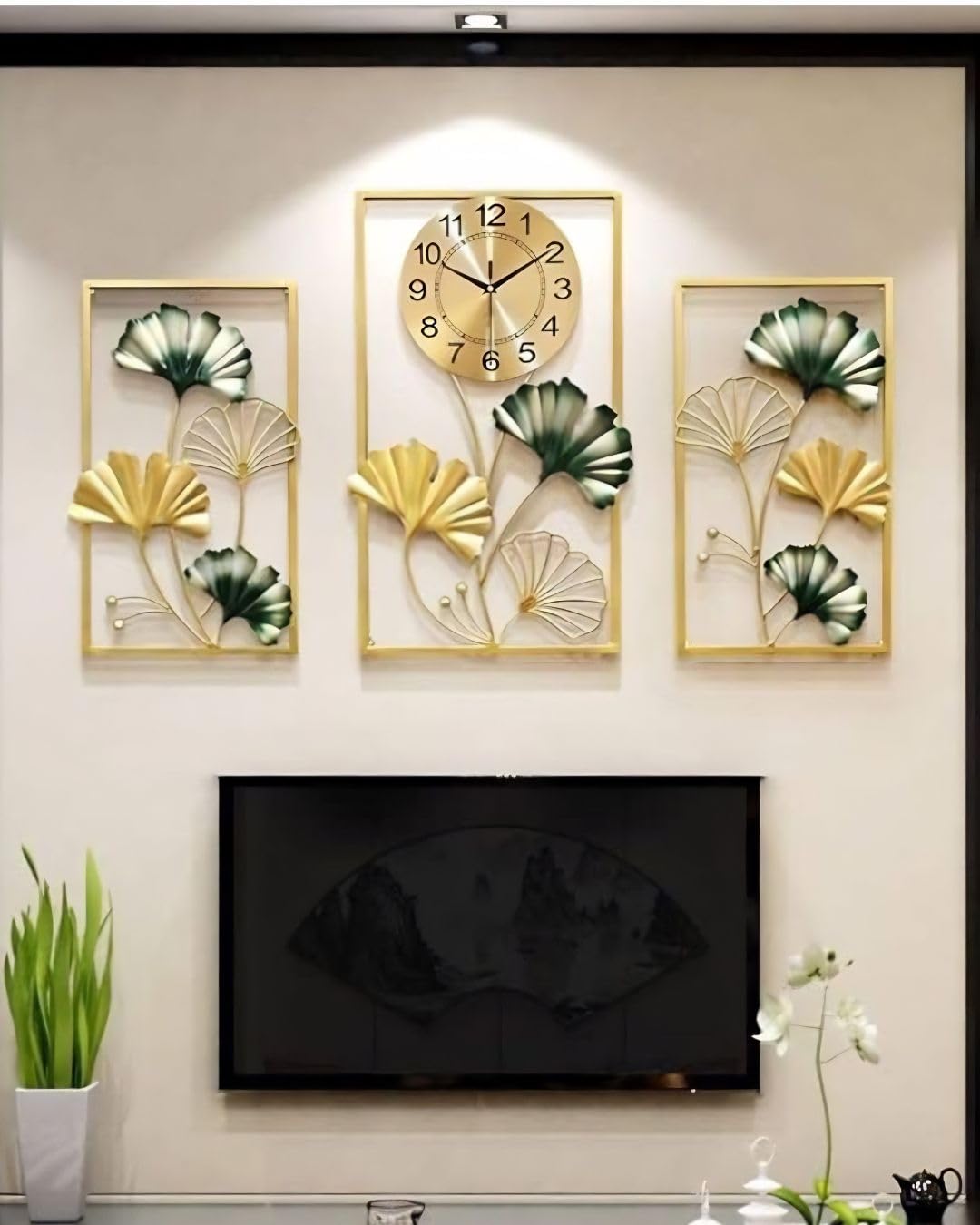Metal Wall Clock Antique Design Big Wall Clock for Bedroom, Living Room, Stylish Designer Big Unique Clock for Wall-image-4