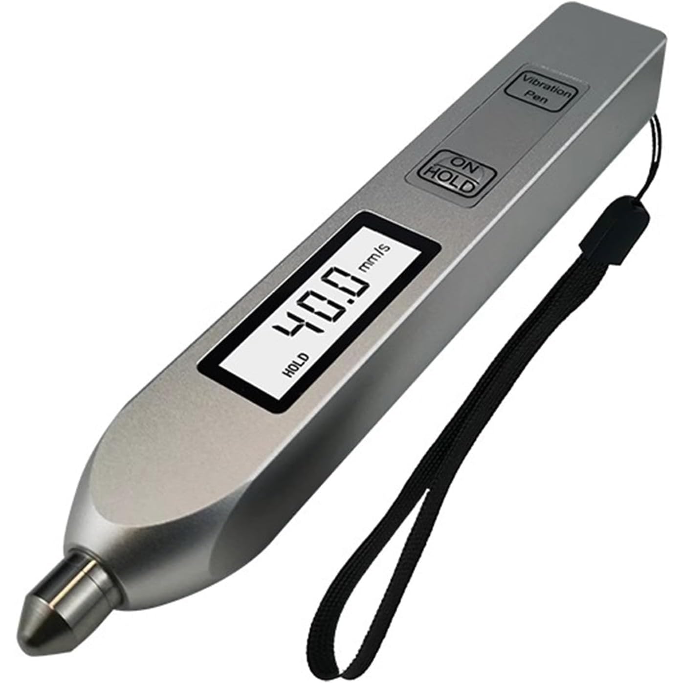 MRKU Vibration Tester,Handheld Digital Analyzer Meter,Acceleration Displacement Tester with LCD Backlit Screen,0.1-199.9m/s2
