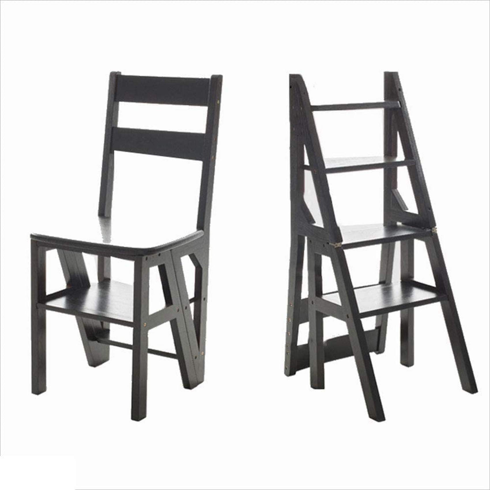 Escabeau double usage pliable en bois pour sécuriser vos gestes quotidiens