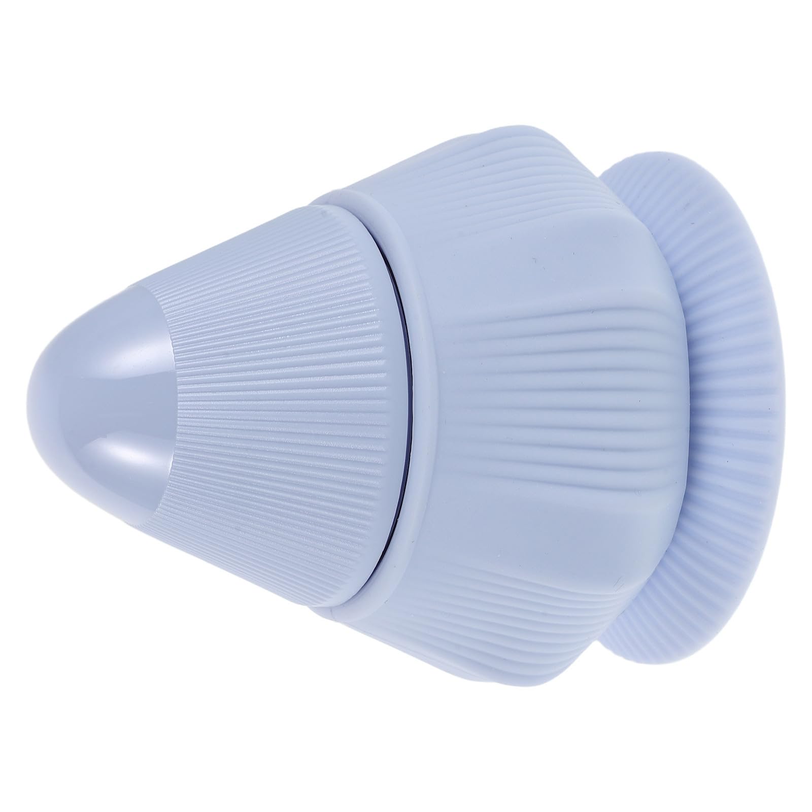 Totority Wiederaufladbarer Massageball mit Konischem Design Vibration und Wärme Leichtes Kunststoff für Nacken Schulter und Rückenmassage im Büro und Reisen