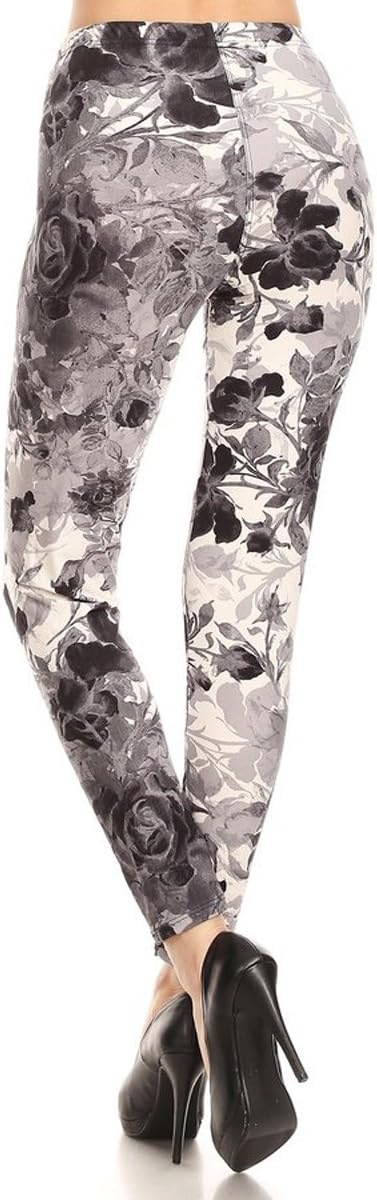 Leggings Depot High Waisted Camouflage & Multiple Print Leggings for Women - Reg, Plus, 1X3X, 3X5X - Image 3