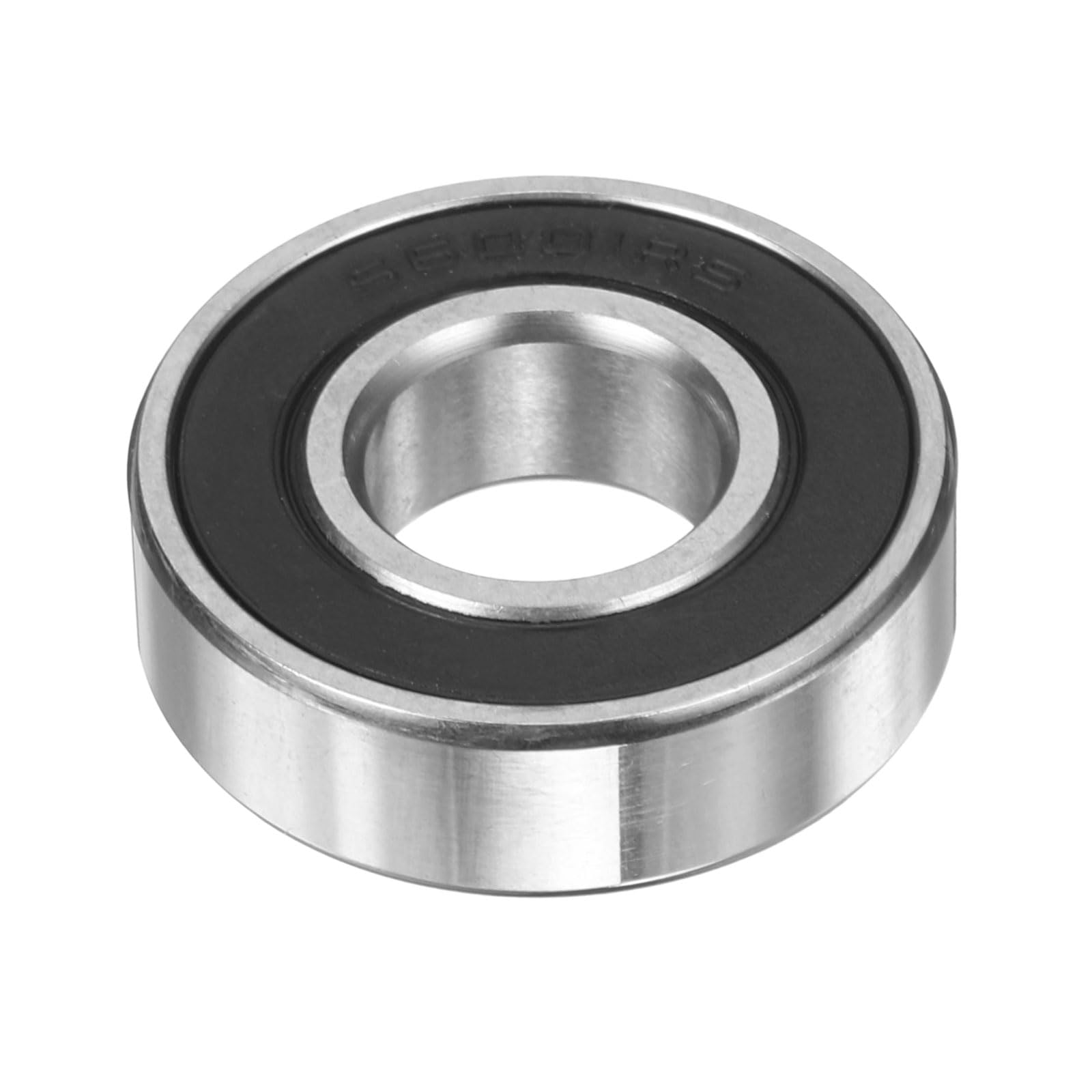 Photo 1 of uxcell 6001-2RS Hybrid Ceramic Deep Groove Ball Bearings 12x28x8mm Si3N4 Silicon Nitride Balls Steel Rings Double Sealed Bearing for Motors, CNC Spindles (ABEC5)