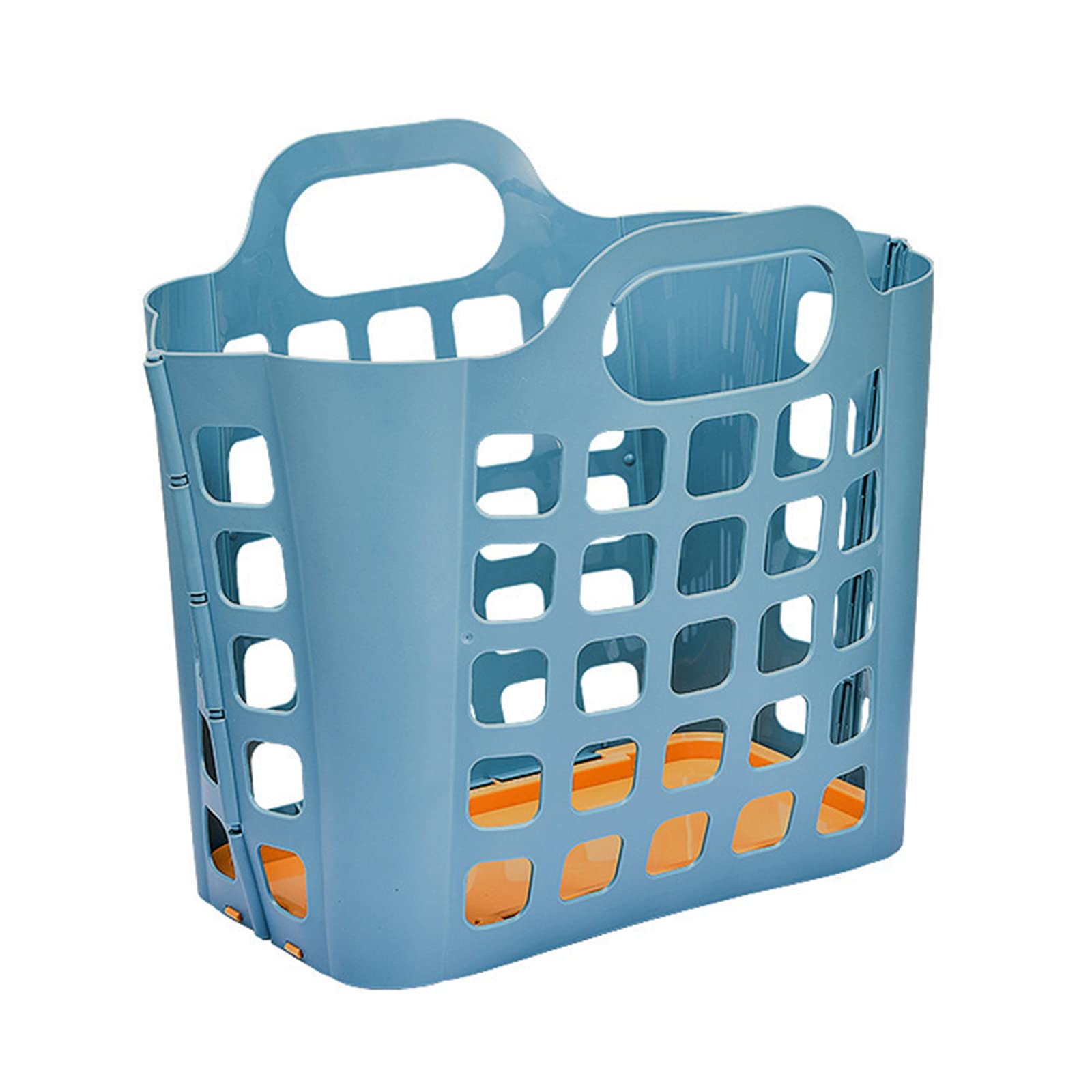 Large Capacity Storage Basket with Handles Bathroom Organizer Bin Hangable Sundry Container for Home Storage Bins Large Capacity Pp for Clothes