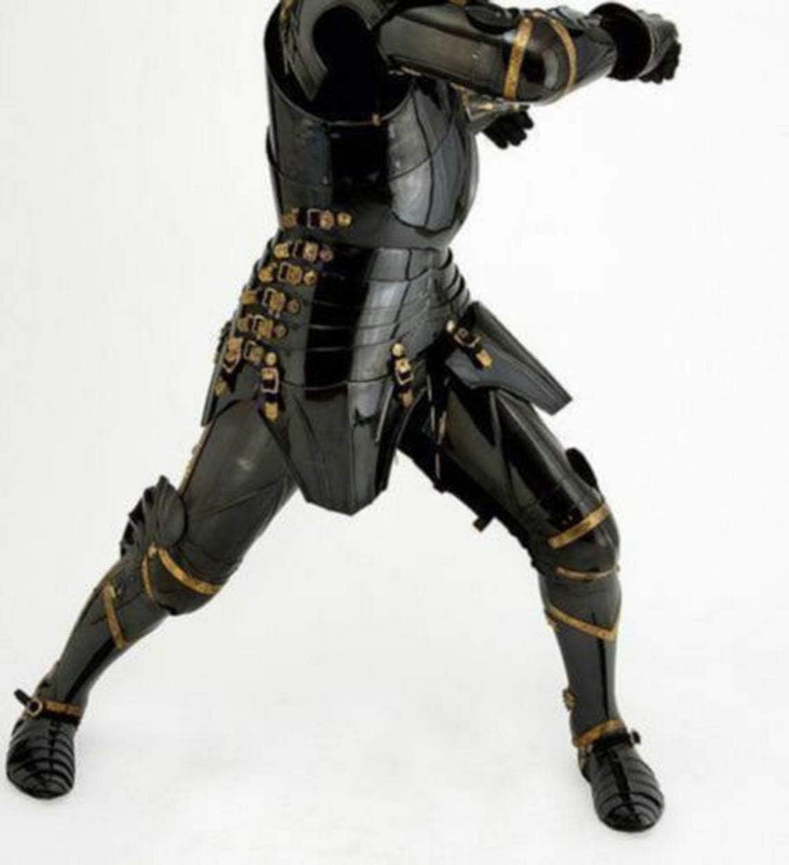 ARTIZANSTORE Full Body Medieval Knight Armor | 18 Gauge Steel Suit for Halloween & Historical Reenactments | Wearable Combat Armor | Gift for Medieval Enthusiasts