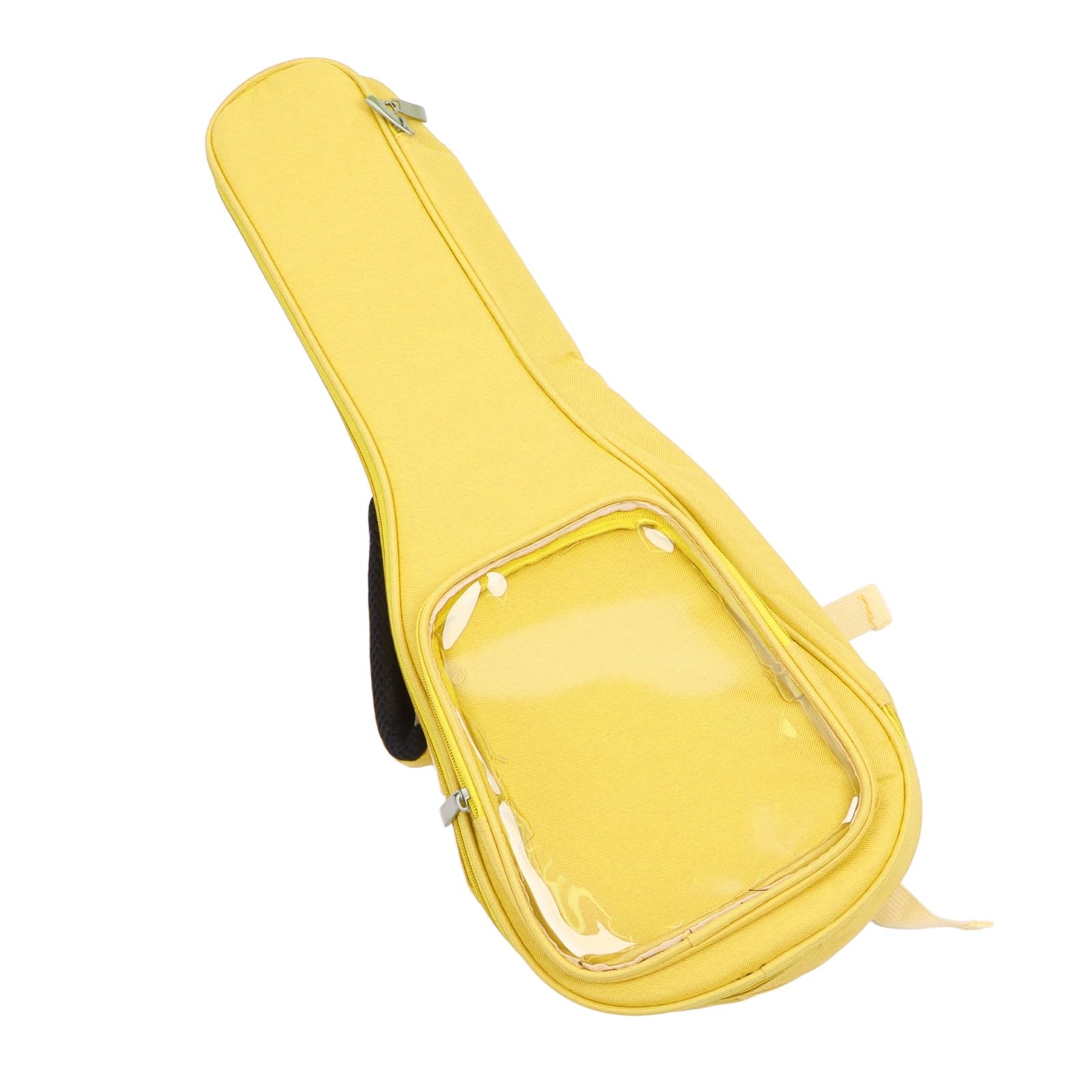 RiToEasysports Mochila para Guitarra, Tela Oxford Impermeable, Ligera, Portátil, con Cómodo Acolchado y Correas Ajustables para Guitarra Acústica, Atril, Pedal de Efectos y Accesorios (Yellow)