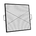 onlyfire Heavy?Duty Square Fire Pit Grill Grate with X?Marks Design 36?Inch