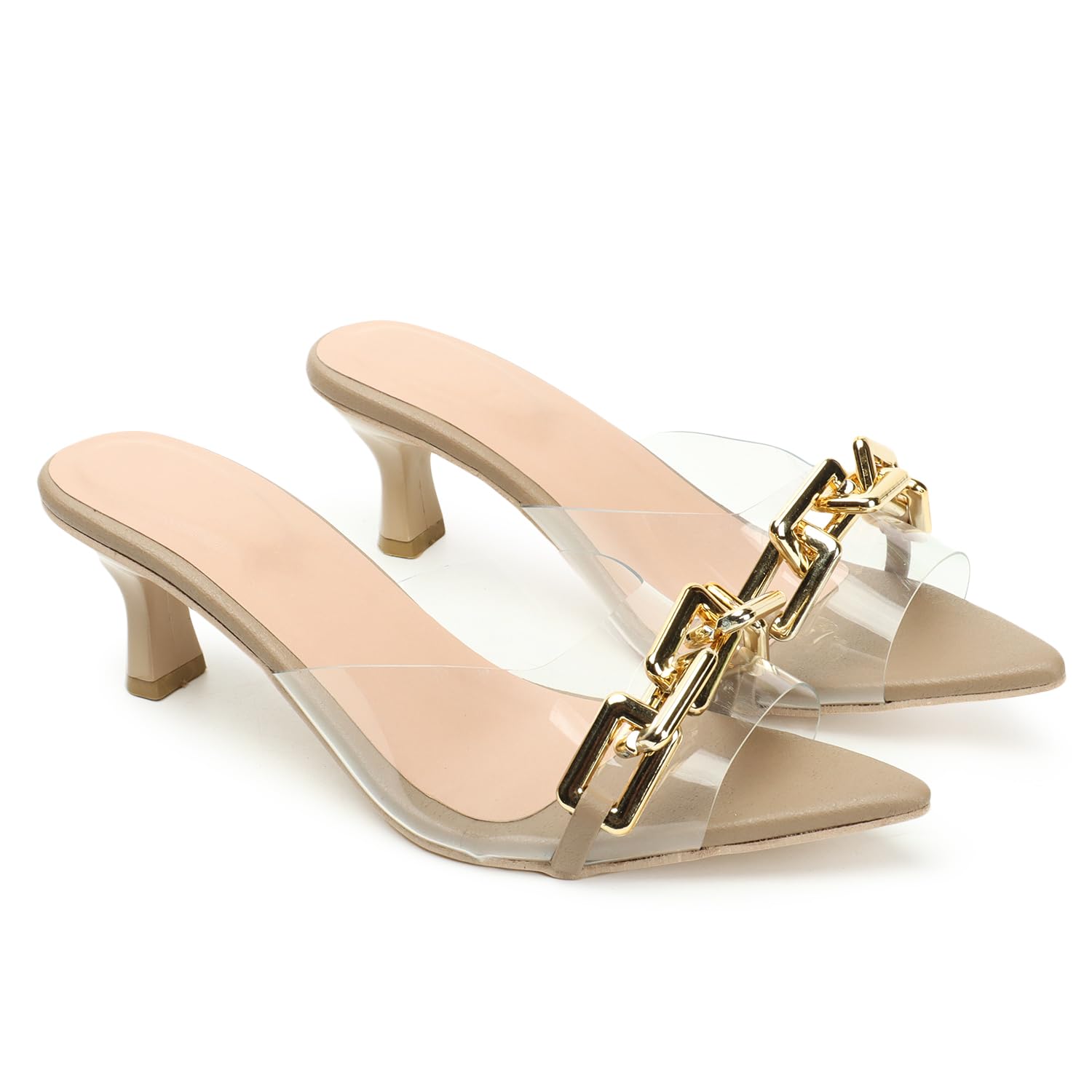 Aviva style Womens Block Heel Sandal | Trendy Womens Sandal | Trendy Block Heel Sandals for Women | Daily Use Branded & Stylish (Article-287-Beige-3) (B0CT8Y59KH) Amazon Price History, Amazon Price Tracker