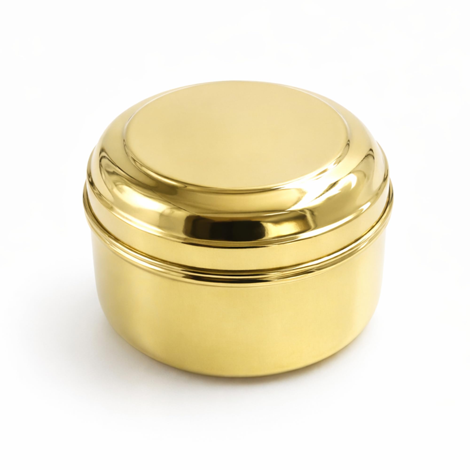 Putrika Tradition Handcrafted Brass dabba|Prasadham Box| Pital Dabbi |Mandir | Tiffen | Lunch| Roli |Dry Fruit | Diwali Gift best for Return gift (medium) 4