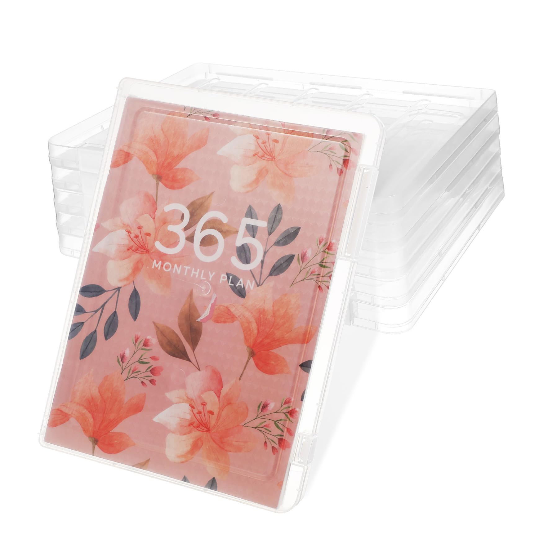 Boîte de rangement plastique transparent hermétique avec couvercle pour protéger vos fournitures