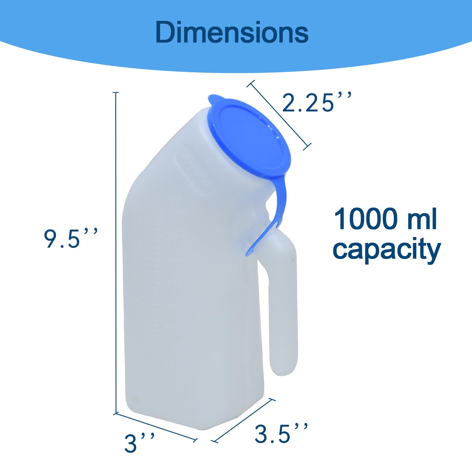 Snapklik.com : Loyoda 4 Pack - Urinals For Men 1000ml