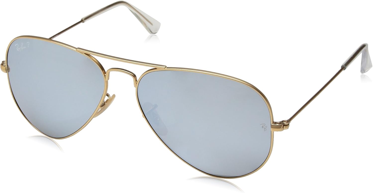 Buy Ray Ban Aviator Classic Rb3025 Sunglasses 112 69 Matte Gold Frame Crystal Brown Mirror Orange Lenses Size 55 14 135 Online In Indonesia B01m4ozhbm