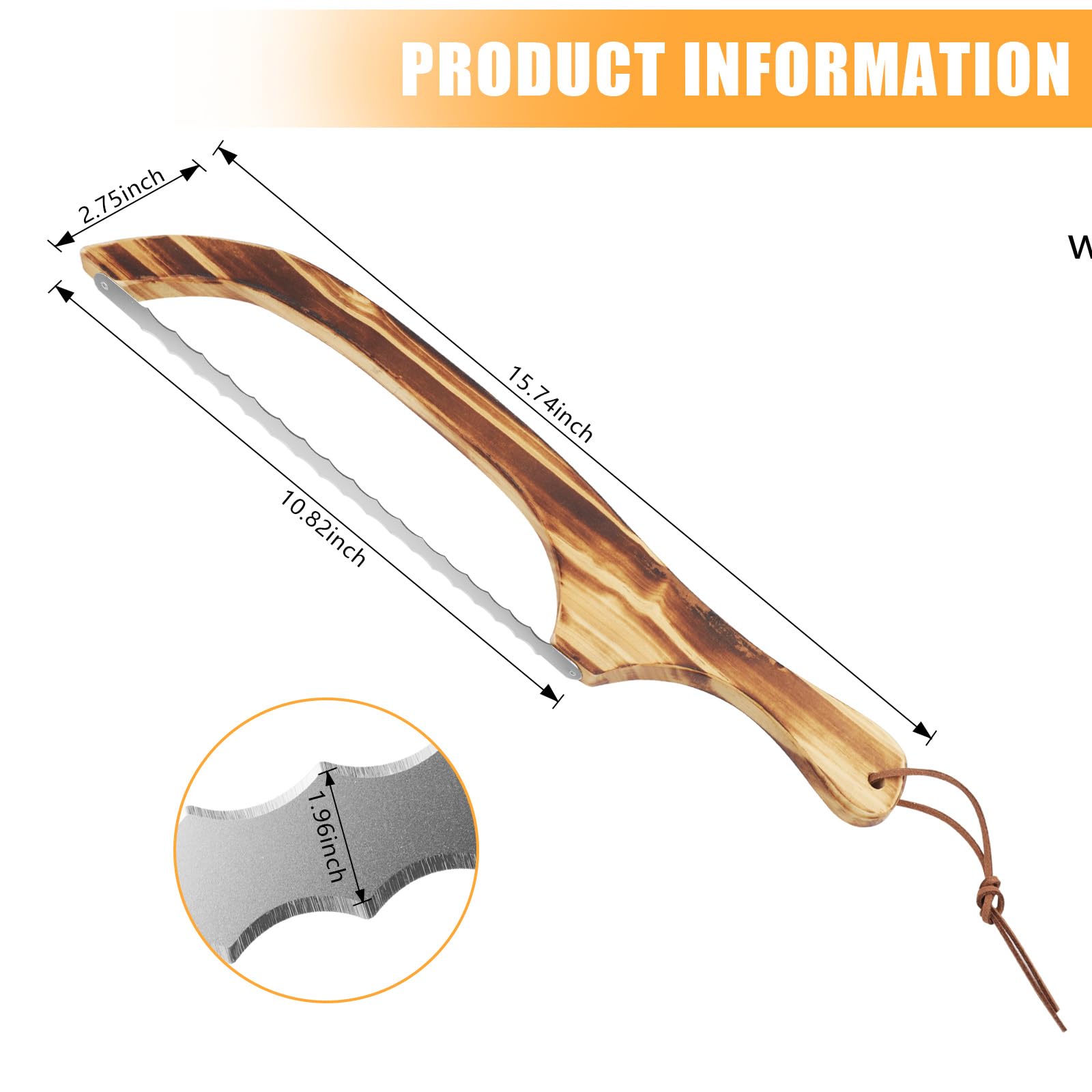 Japanese Yanagiba Sashimi Sushi Knife, 300mm