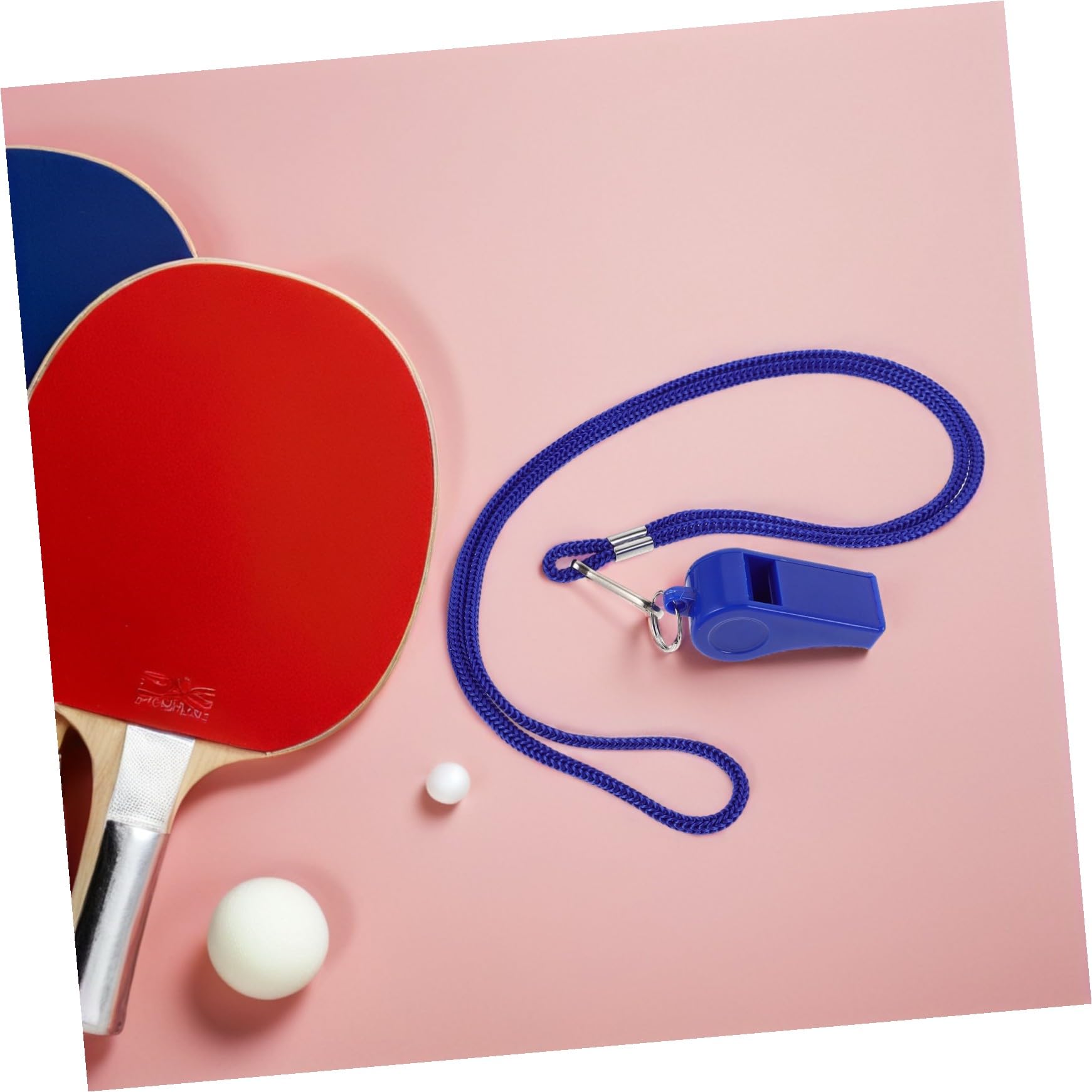 Hemobllo Fischietto di Emergenza in Plastica Blu 36 Pezzi per Sport | Cordino in Poliestere, Uso per Campeggio e Attività All'aperto, Design Leggero e Facile da Portare