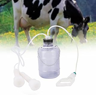 Sheep Cow Milking Kit Goat Milking Kit, Cow Milking Machine, Farm Cow Milking Manual Operation Manual for Cow Home Goat (for Cattle)