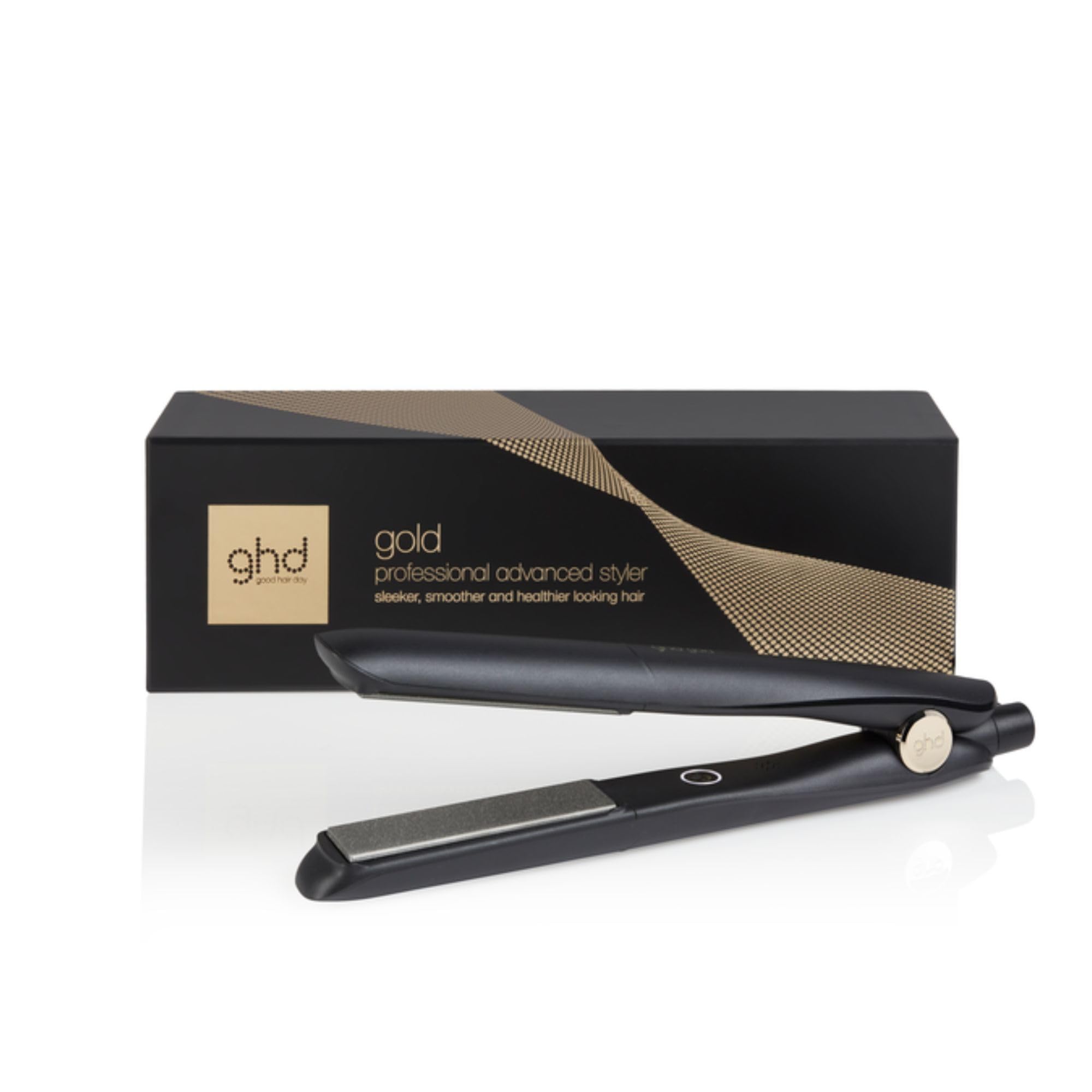 ghd gold Glätteisen: Für alle Haartypen, 26mm Platten, langanhaltendes Styling, für sleekes, glattes Haar mit mehr Glanz, Profi-Ergebnisse ohne extreme Hitzeschäden