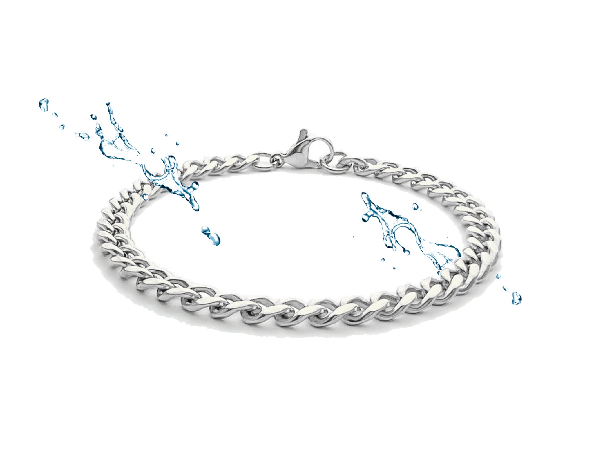 VENTRCollar de cadena cubana para hombre | Cadenas de plata para hombre | Cadena de eslabones cubanos para hombres | Cadena de plata para niños | Cadena de plata gruesa cubana - Cadena de acero inoxidable
