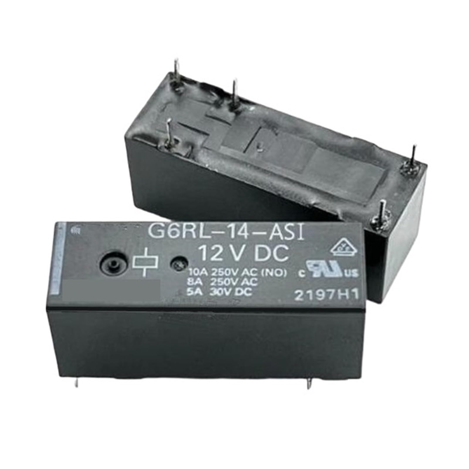 Relais G6RL-14-ASI-12VDC 5 broches 10A tension 12V DC pour circuit imprimé