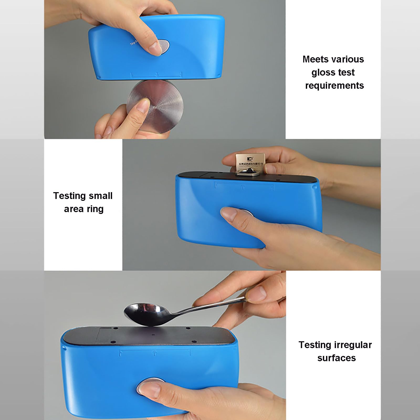 Medidor de Brillo EconóMico BrillóMetro 0-2000 GU CalibracióN AutomáTica para Pinturas Tinta CeráMica MáRmol Single-Angle