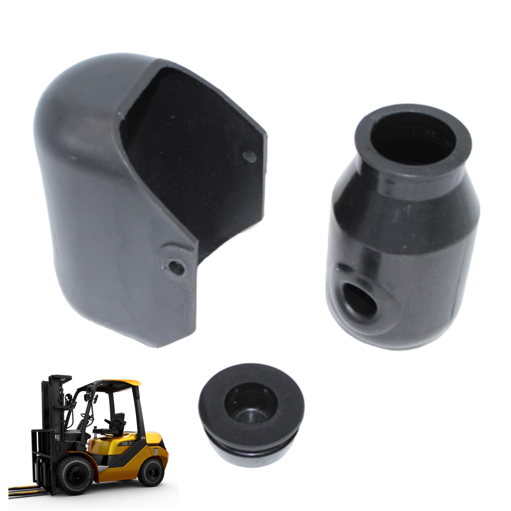 Set di 3 accessori per carrelli elevatori, serbatoio dell'olio portatile per transpallet, parti di cilindro per auto professionali per kit di riparazione di serbatoi dell'olio per auto