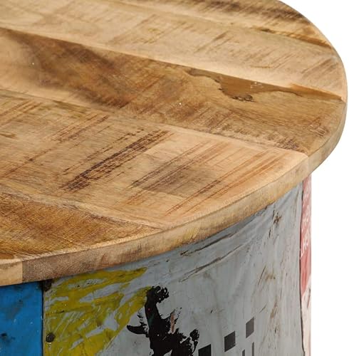 Miniatura 5 de Mesas auxiliares, mesa de centro vintage, mesa de centro de pasillo moderna adecuada para sala de estar, balcón, oficina, sala de estar familiar, 2