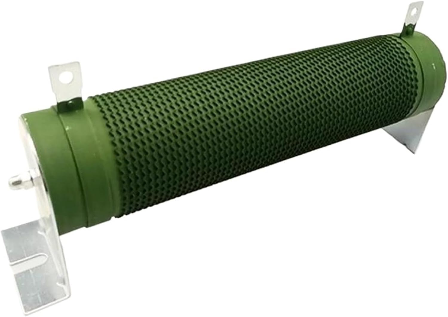 1pc High Power Corrugated Wire Wound Load Brake Resistor 100W 200W 1R/2R/3R/5R/6R/8R/10R/20R/30R/40R/50R/60R/70R/80R/100R(50R,100W)
