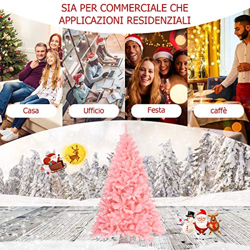 DREAMADE Albero di Natale Rosa