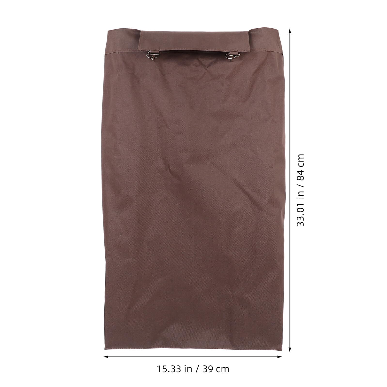 Borsa per Carrello Pulizie Oxford Marrone, Sacco Versatile e Affidabile per Biancheria e Panni, per Uso Commerciale e Domestico