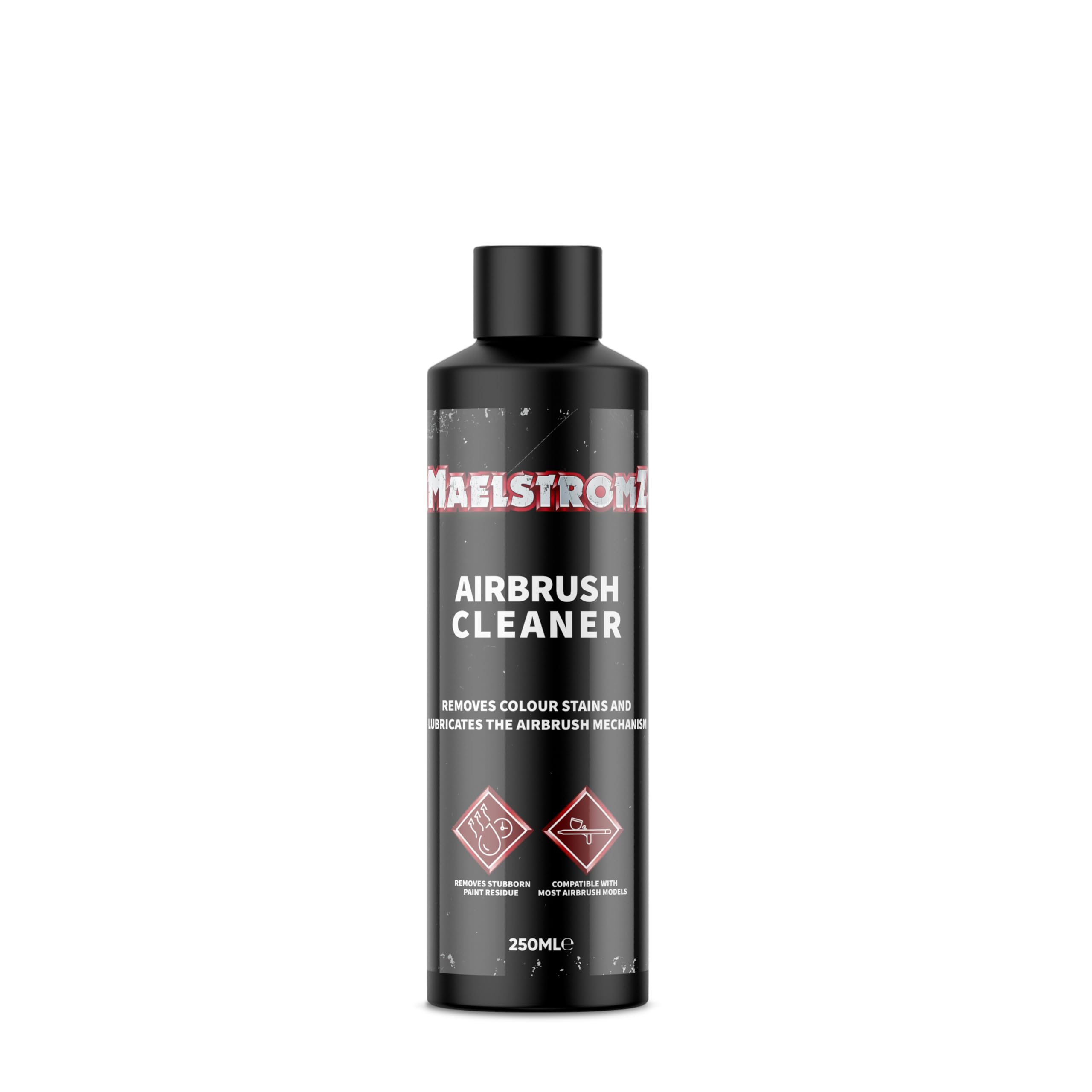 Maelstromz - Airbrush Cleaner | Acrylic Paint Cleaning Solution for Airbrushing and Restoration, Model Building - 250ml