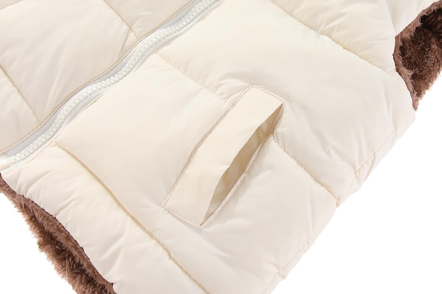 AIWUHE Toddler Boys Girls Hooded Puffer Vest Padded Warm Winter Jacket Sleeveless Bear ears Zipper Up Coat with pocket 1-7Y - Image 7