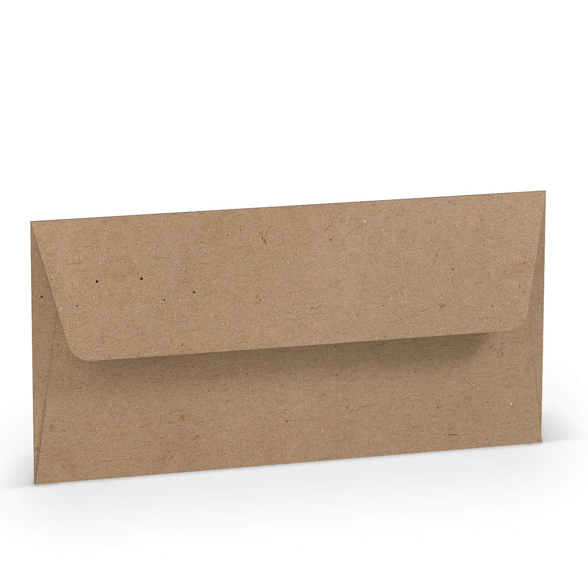PAPERADO 250 kopert DIN długi/DL - papier typu kraft - 100 g/m² koperta bez okienka 22 x 11 cm - koperty z klejem, prosta klapka